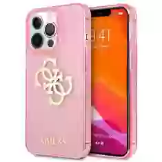 Чехол Guess Glitter 4G Big Logo для iPhone 13 Pro Pink (GUHCP13LPCUGL4GPI)