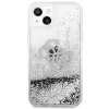 Чехол Guess 4G Big Liquid Glitter для iPhone 13 mini Silver (GUHCP13SLG4GSI)