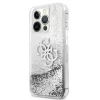 Чохол Guess 4G Big Liquid Glitter для iPhone 13 Pro Silver (GUHCP13LLG4GSI)