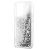 Чехол Guess 4G Big Liquid Glitter для iPhone 13 Pro Silver (GUHCP13LLG4GSI)