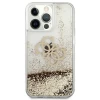 Чехол Guess 4G Big Liquid Glitter для iPhone 13 Pro Max Gold (GUHCP13XLG4GGO)