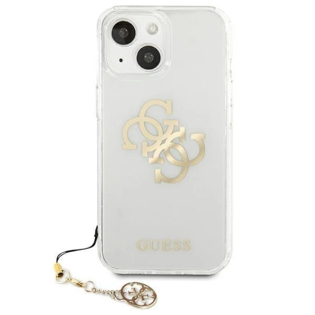 Чохол Guess Charms Collection для iPhone 13 mini Transparent (GUHCP13SKS4GGO)