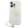 Чехол Guess 4G Gold Charms Collection для iPhone 13 Pro Transparent (GUHCP13LKS4GGO)