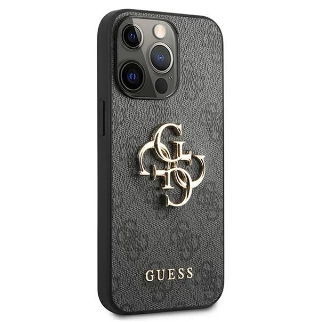 Чохол Guess 4G Big Metal Logo для iPhone 13 Pro Grey (GUHCP13L4GMGGR)