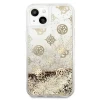 Чохол Guess Peony Liquid Glitter для iPhone 13 Gold (GUHCP13MLGPEGO)