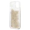 Чехол Guess Peony Liquid Glitter для iPhone 13 Gold (GUHCP13MLGPEGO)