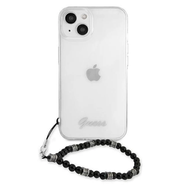 Чохол Guess Black Pearl для iPhone 13 mini Transparent (GUHCP13SKPSBK)