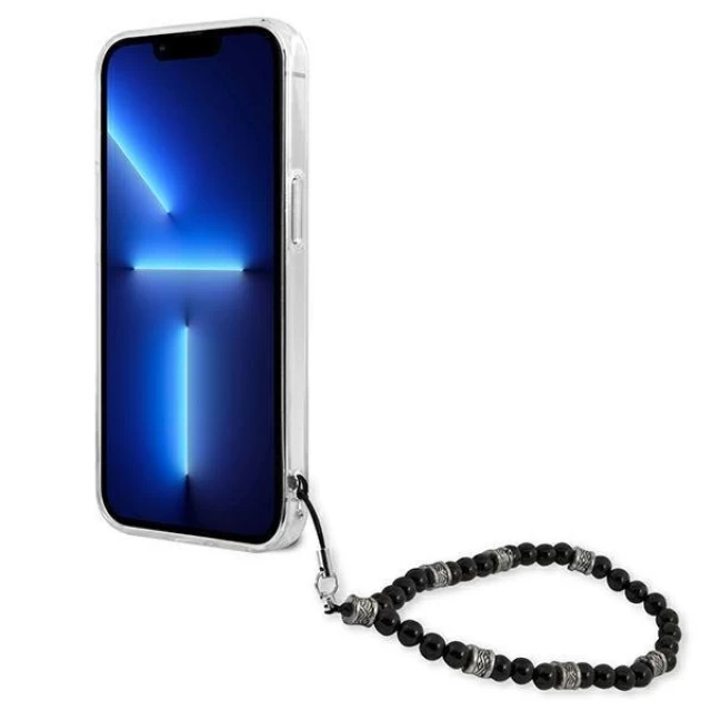 Чехол Guess Black Pearl для iPhone 13 mini Transparent (GUHCP13SKPSBK)