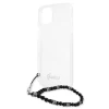 Чехол Guess Black Pearl для iPhone 13 mini Transparent (GUHCP13SKPSBK)