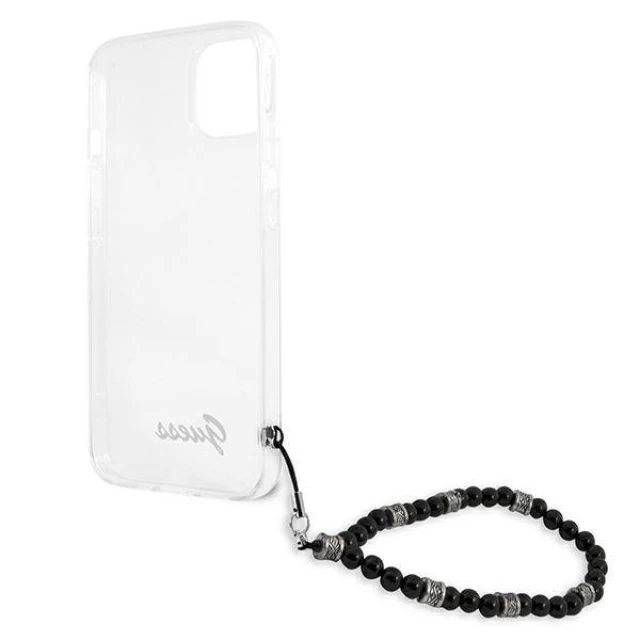 Чохол Guess Black Pearl для iPhone 13 mini Transparent (GUHCP13SKPSBK)