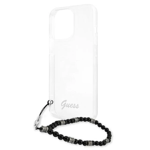 Чохол Guess Black Pearl для iPhone 13 Pro Transparent (GUHCP13LKPSBK)