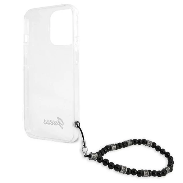 Чехол Guess Black Pearl для iPhone 13 Pro Transparent (GUHCP13LKPSBK)