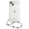 Чохол Guess White Pearl для iPhone 13 mini Transparent (GUHCP13SKPSWH)