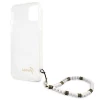 Чехол Guess White Pearl для iPhone 13 mini Transparent (GUHCP13SKPSWH)