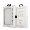 Чехол Guess White Pearl для iPhone 13 mini Transparent (GUHCP13SKPSWH)