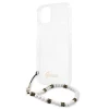 Чохол Guess White Pearl для iPhone 13 Transparent (GUHCP13MKPSWH)