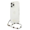 Чохол Guess White Pearl для iPhone 13 Pro Transparent (GUHCP13LKPSWH)