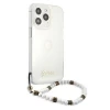 Чехол Guess White Pearl для iPhone 13 Pro Max Transparent (GUHCP13XKPSWH)