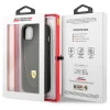 Чехол Ferrari Leather Curved Line для iPhone 13 Black (FEHCP13MRGOG)