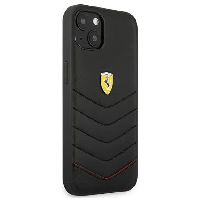 Чохол Ferrari для iPhone 13 mini Off Track Quilted Black (FEHCP13SRQUK)