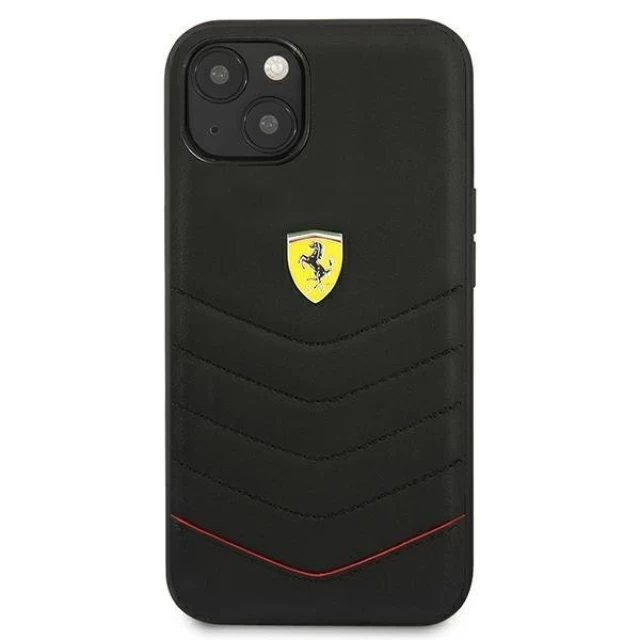 Чохол Ferrari для iPhone 13 Off Track Quilted Black (FEHCP13MRQUK)