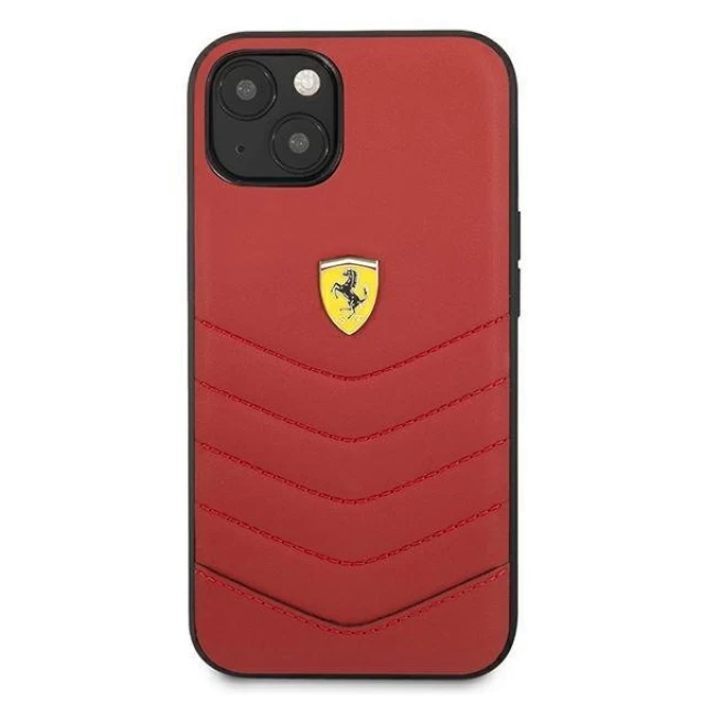 Чехол Ferrari для iPhone 13 mini Off Track Quilted Red (FEHCP13SRQUR)
