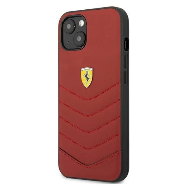 Чехол Ferrari для iPhone 13 Off Track Quilted Red (FEHCP13MRQUR)