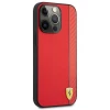 Чехол Ferrari для iPhone 13 | 13 Pro On Track Carbon Stripe Red (FESAXHCP13LRE)
