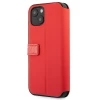 Чохол-книжка Ferrari для iPhone 13 On Track Carbon Stripe Red (FESAXFLBKP13MRE)
