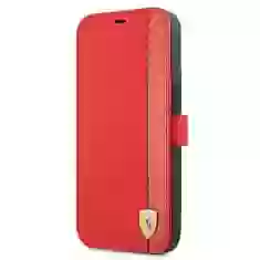 Чохол-книжка Ferrari для iPhone 13 | 13 Pro On Track Carbon Stripe Red (FESAXFLBKP13LRE)
