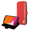 Чохол-книжка Ferrari для iPhone 13 Pro Max On Track Carbon Stripe Red (FESAXFLBKP13XRE)