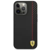 Чохол Ferrari для iPhone 13 | 13 Pro On Track Carbon Stripe Black (FESAXHCP13LBK)