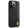 Чехол Ferrari для iPhone 13 | 13 Pro On Track Carbon Stripe Black (FESAXHCP13LBK)