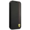 Чохол-книжка Ferrari для iPhone 13 mini On Track Carbon Stripe Black (FESAXFLBKP13SBK)