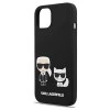 Чохол Karl Lagerfeld Karl and Choupette для iPhone 13 mini Black (KLHCP13SSSKCK)