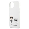 Чехол Karl Lagerfeld Silicone Karl & Choupette для iPhone 13 White (KLHCP13MSSKCW)