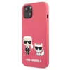 Чехол Karl Lagerfeld Karl and Choupette для iPhone 13 mini Pink (KLHCP13SSSKCP)