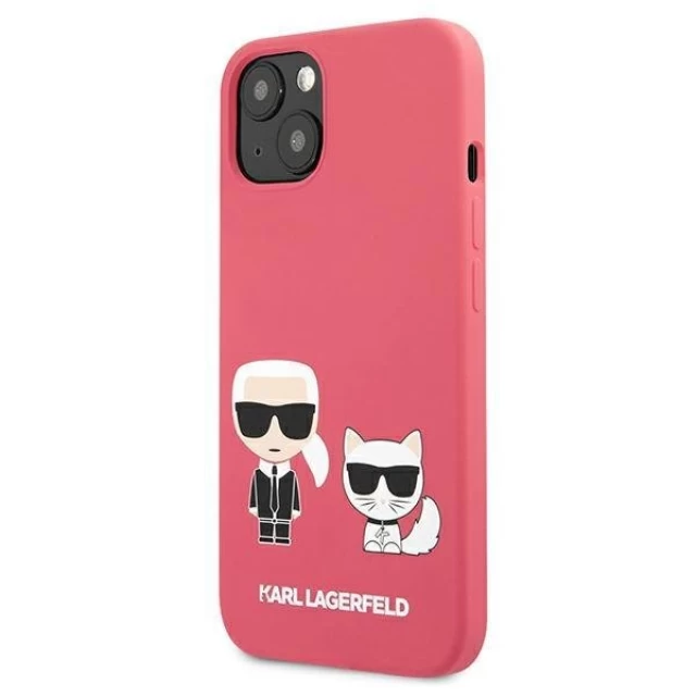 Чехол Karl Lagerfeld Karl and Choupette для iPhone 13 mini Pink (KLHCP13SSSKCP)