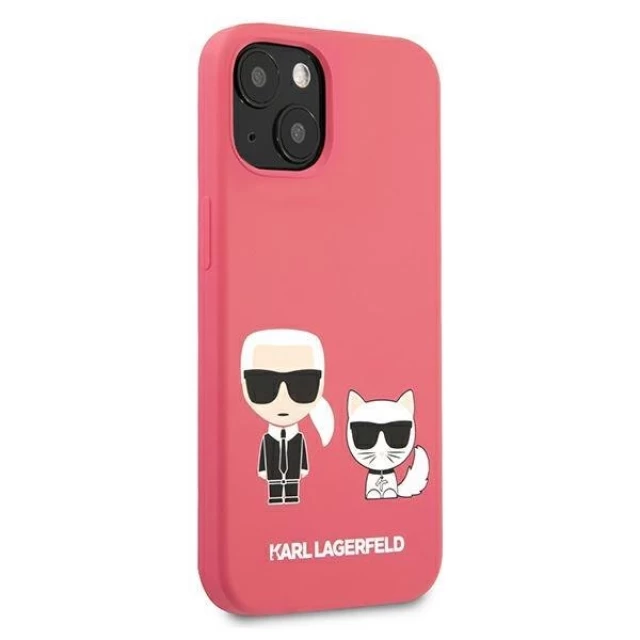 Чохол Karl Lagerfeld Karl and Choupette для iPhone 13 mini Pink (KLHCP13SSSKCP)