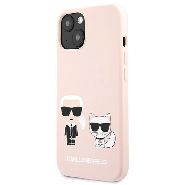Чехол Karl Lagerfeld Karl and Choupette для iPhone 13 mini Pink (KLHCP13SSSKCI)