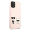 Чехол Karl Lagerfeld Karl and Choupette для iPhone 13 mini Pink (KLHCP13SSSKCI)