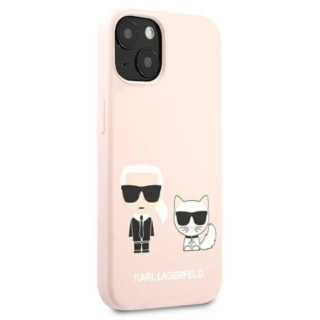 Чохол Karl Lagerfeld Karl and Choupette для iPhone 13 mini Pink (KLHCP13SSSKCI)