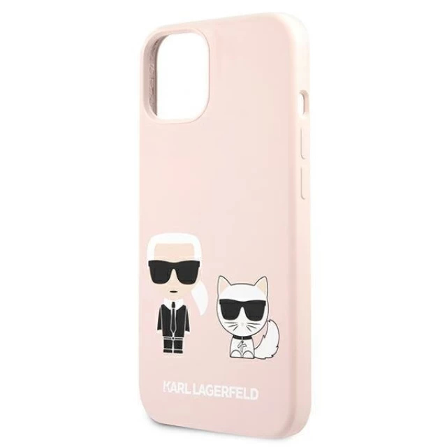 Чехол Karl Lagerfeld Karl and Choupette для iPhone 13 mini Pink (KLHCP13SSSKCI)
