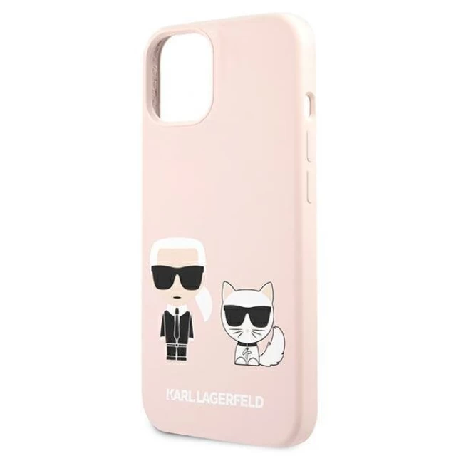 Чохол Karl Lagerfeld Karl and Choupette для iPhone 13 mini Pink (KLHCP13SSSKCI)