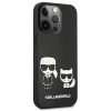 Чехол Karl Lagerfeld Ikonik Karl & Choupette для iPhone 13 | 13 Pro Black (KLHCP13LPCUSKCBK)