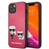 Чохол Karl Lagerfeld Iconic Karl and Choupette для iPhone 13 Pink (KLHCP13MPCUSKCP)