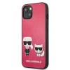 Чохол Karl Lagerfeld Iconic Karl and Choupette для iPhone 13 Pink (KLHCP13MPCUSKCP)