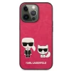 Чохол Karl Lagerfeld Iconic Karl and Choupette для iPhone 13 Pro Pink (KLHCP13LPCUSKCP)