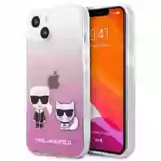 Чохол Karl Lagerfeld Karl and Choupette для iPhone 13 mini Pink (KLHCP13SCKTRP)