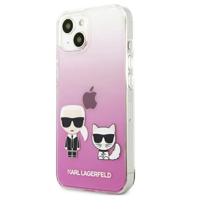 Чохол Karl Lagerfeld Karl and Choupette для iPhone 13 Pink (KLHCP13MCKTRP)